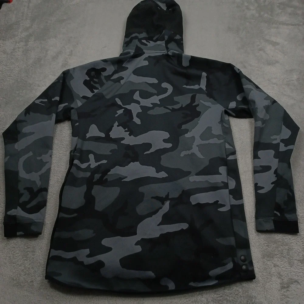 Nike Jacket Mens Medium Black Camouflage Full Zip Showtime Basketball